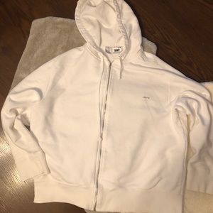 XL DKNY white hoodie